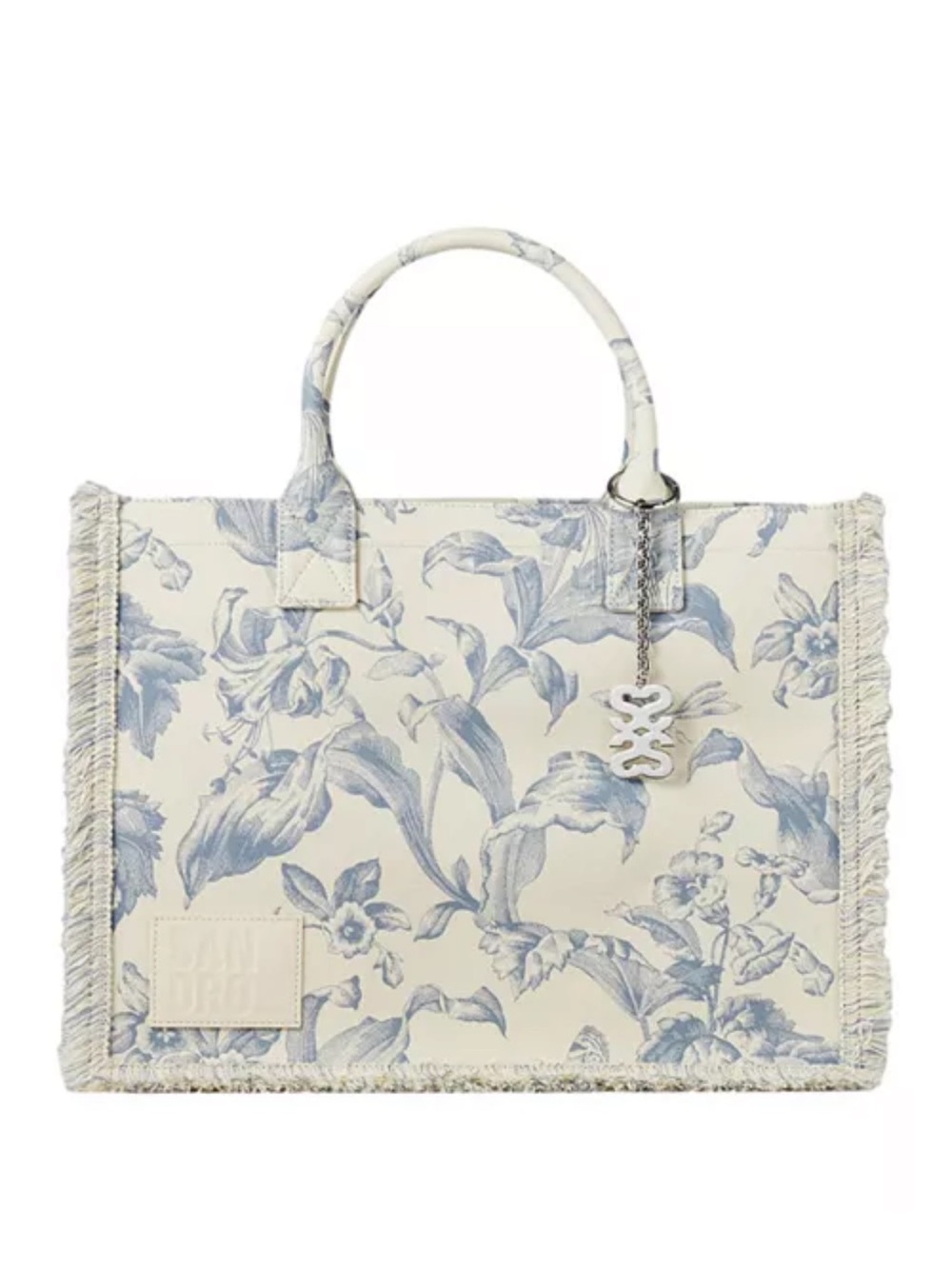 SANDRO Floral Print Tote